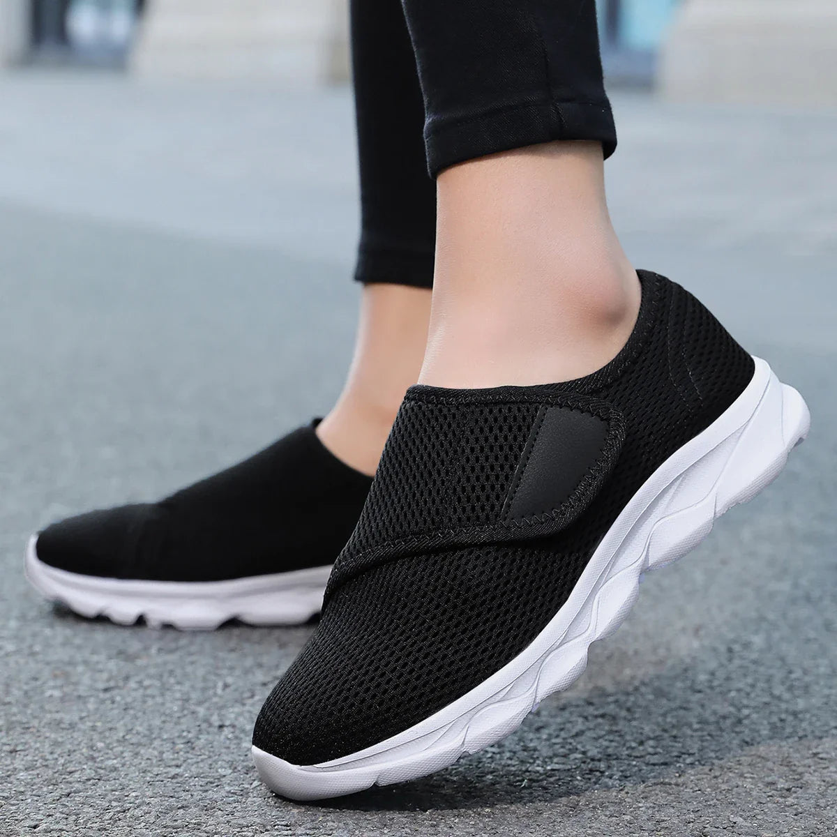 Women's Casual Shoes Breathable Textile Suitable for Wide Feet