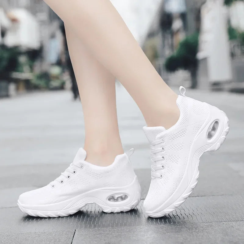 Women's Casual Shoes With Thick Sole Spring