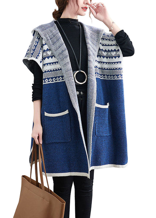 Women's Casual Short Sleeve Hooded Sweater