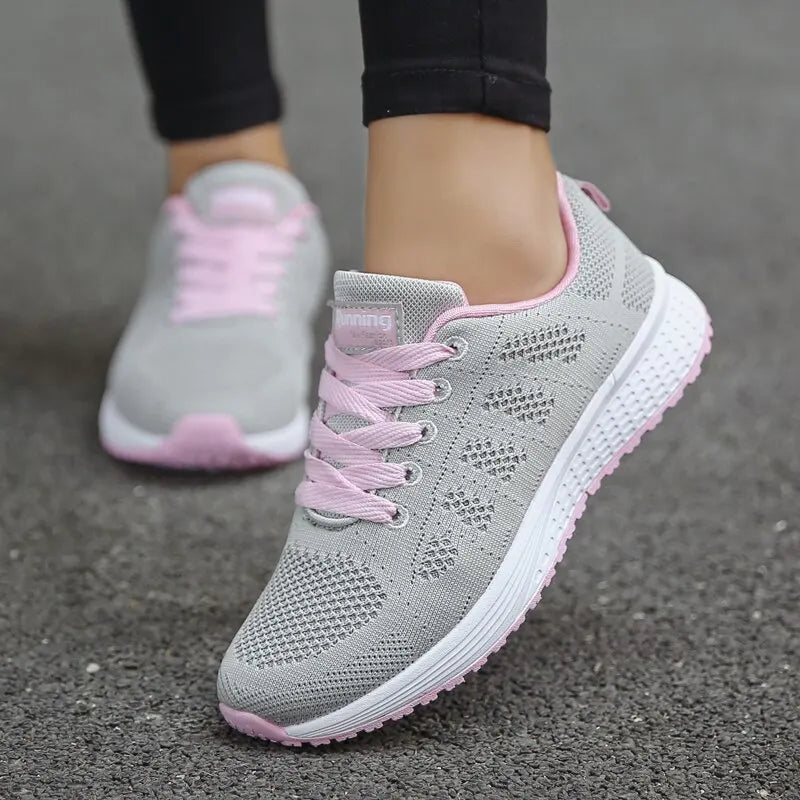Women's Casual Sneakers Breathable Mesh Hiking Shoes