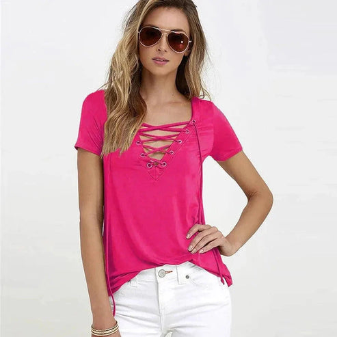 Women's Casual T-shirt Soft Cotton for Comfortable Everyday Looks