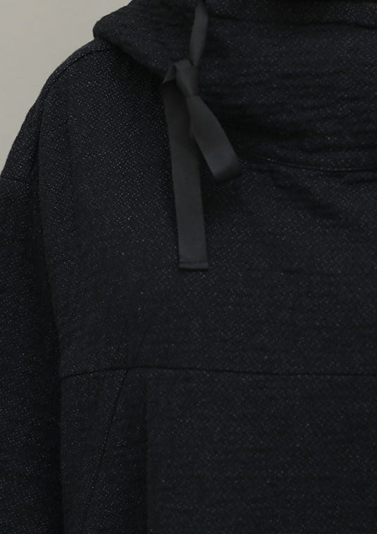 Women's Catwalk Dress with Hood and Half Sleeves