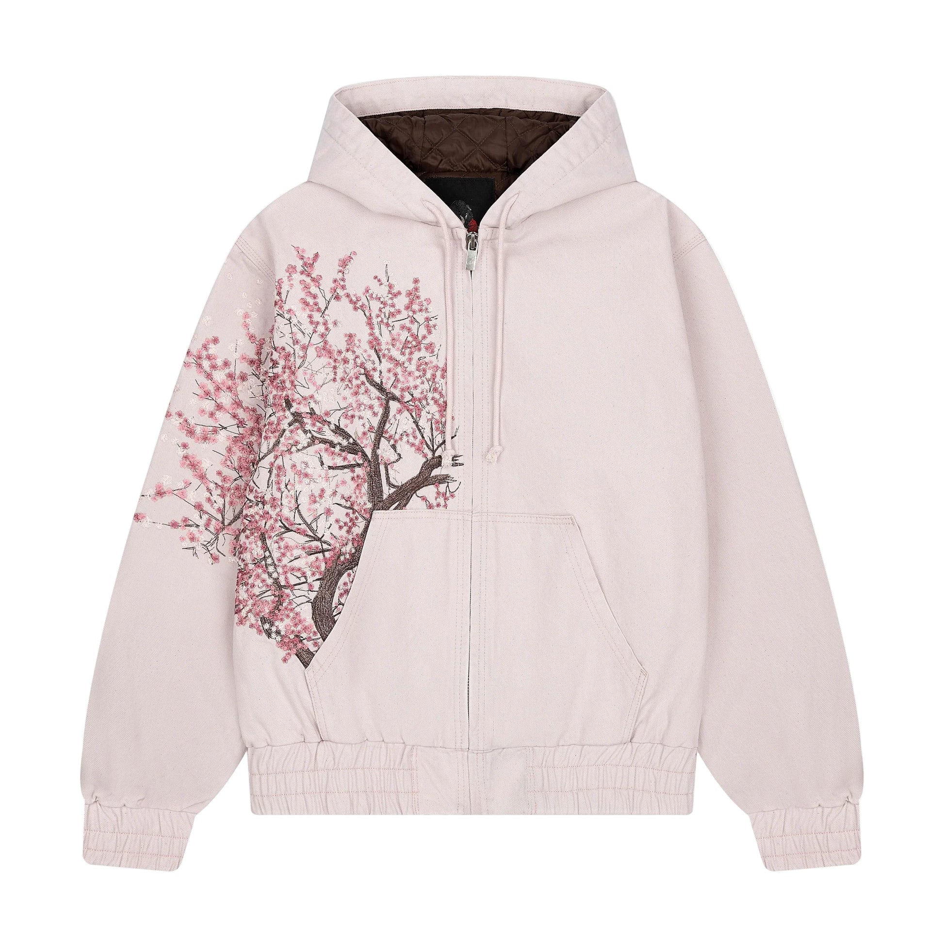 Women's Cherry Blossom Print Hoodie Casual