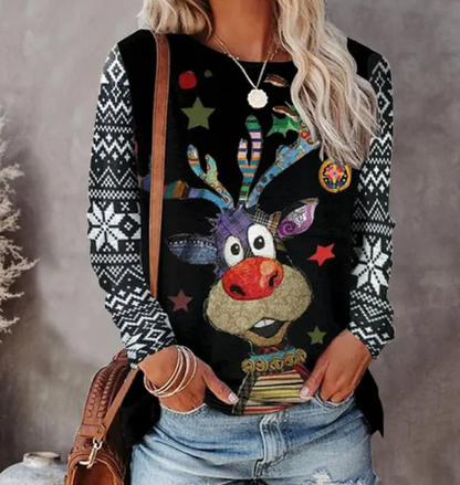 Women's Christmas Sweater Festive Design for Winter Occasions
