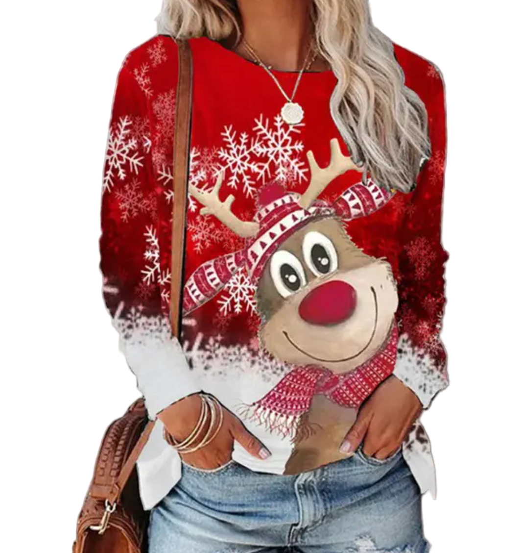 Women's Christmas Sweater Festive Design for Winter Occasions