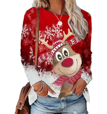 Women's Christmas Sweater Festive Design for Winter Occasions