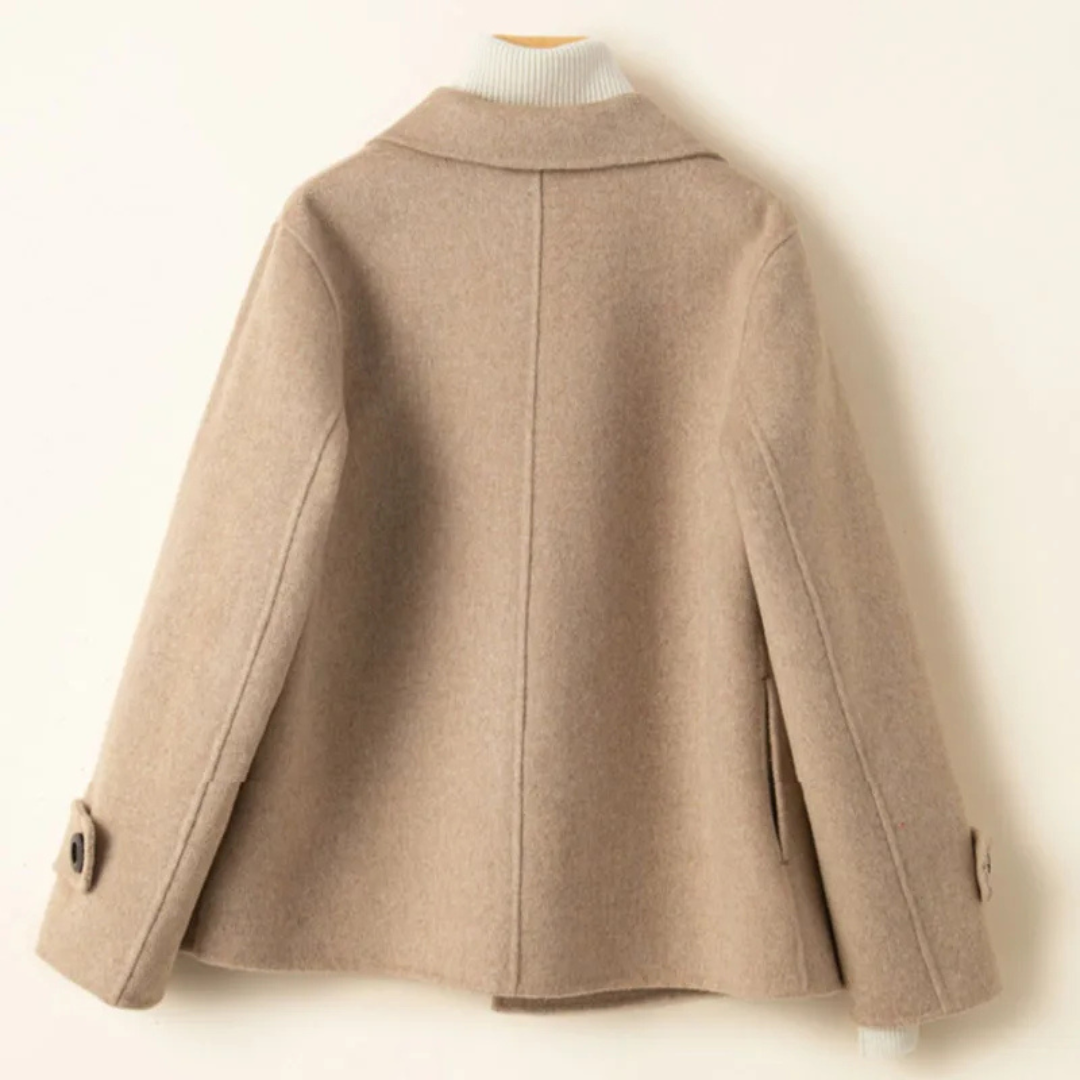 Women's Classic Jacket with Double Row of Buttons