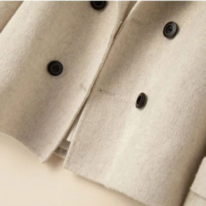 Women's Classic Jacket with Double Row of Buttons
