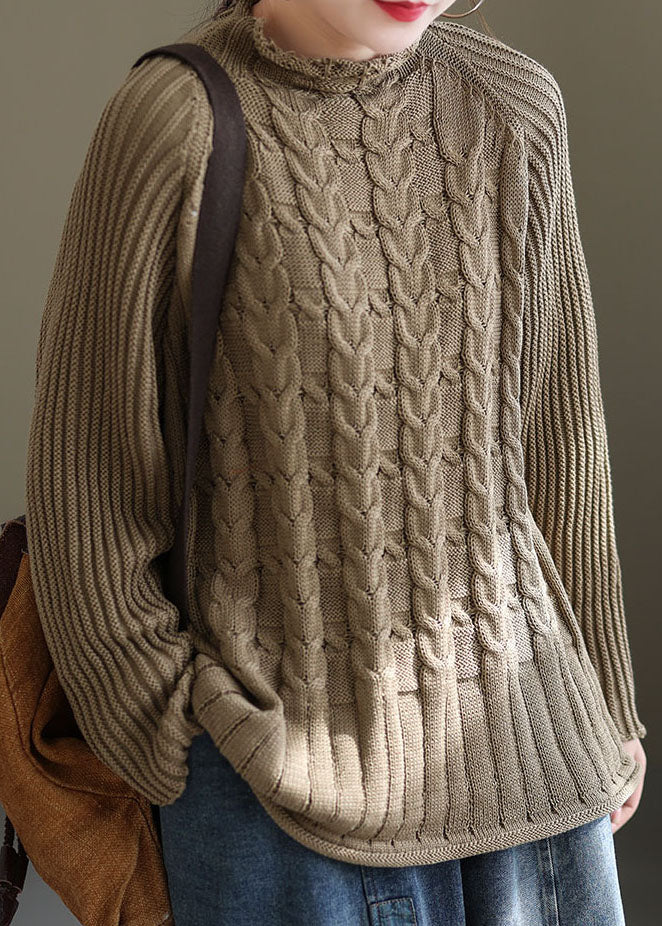 Women's Colt Sweater Knitted With Col For Cold Days