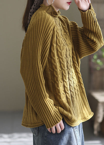 Women's Colt Sweater Knitted With Col For Cold Days