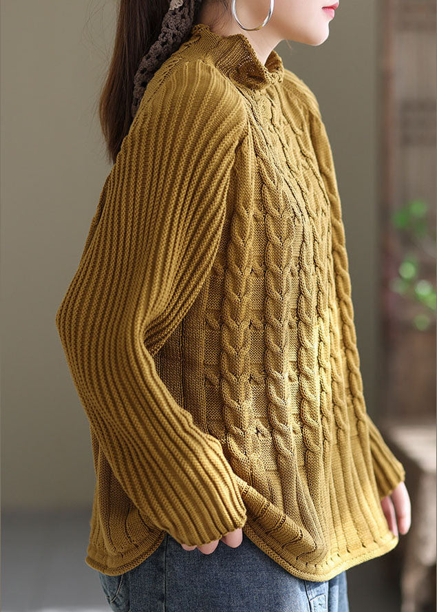 Women's Colt Sweater Knitted With Col For Cold Days