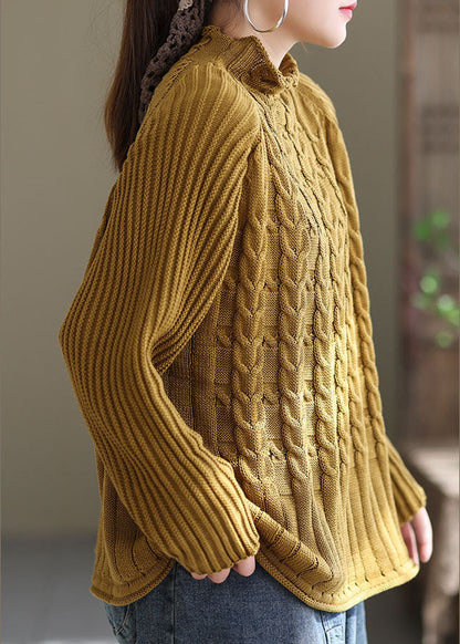 Women's Colt Sweater Knitted With Col For Cold Days