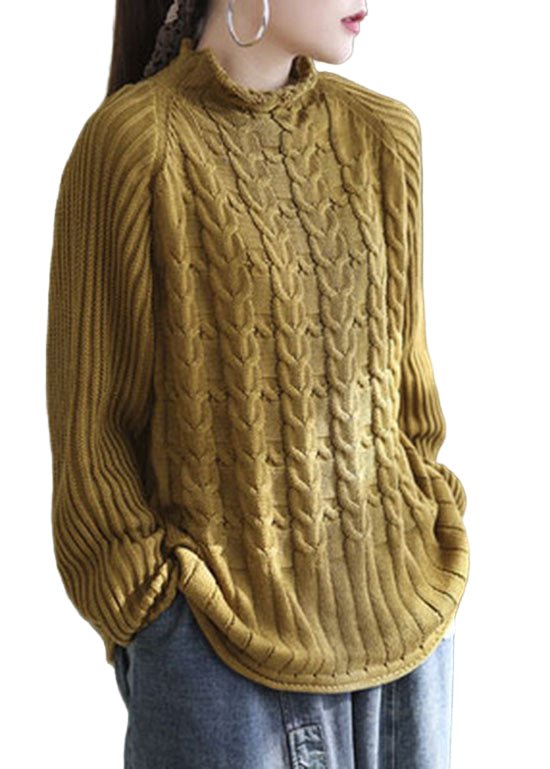 Women's Colt Sweater Knitted With Col For Cold Days