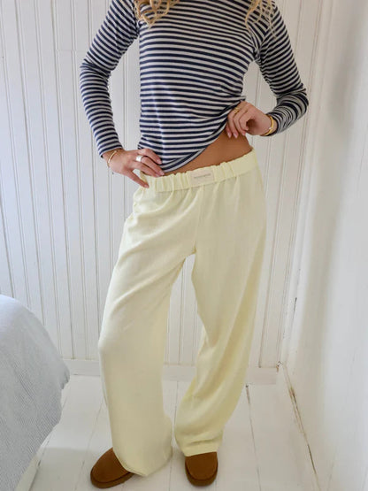 Women's Comfort Trousers Casual Style With Elastic Waistband