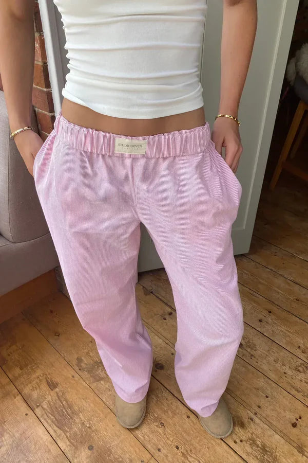Women's Comfort Trousers Casual Style With Elastic Waistband