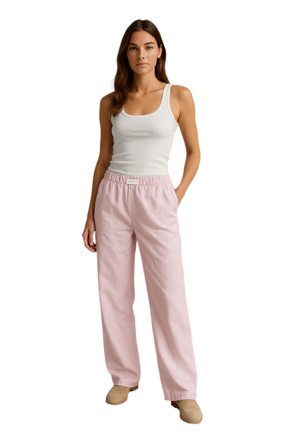 Women's Comfort Trousers Casual Style With Elastic Waistband