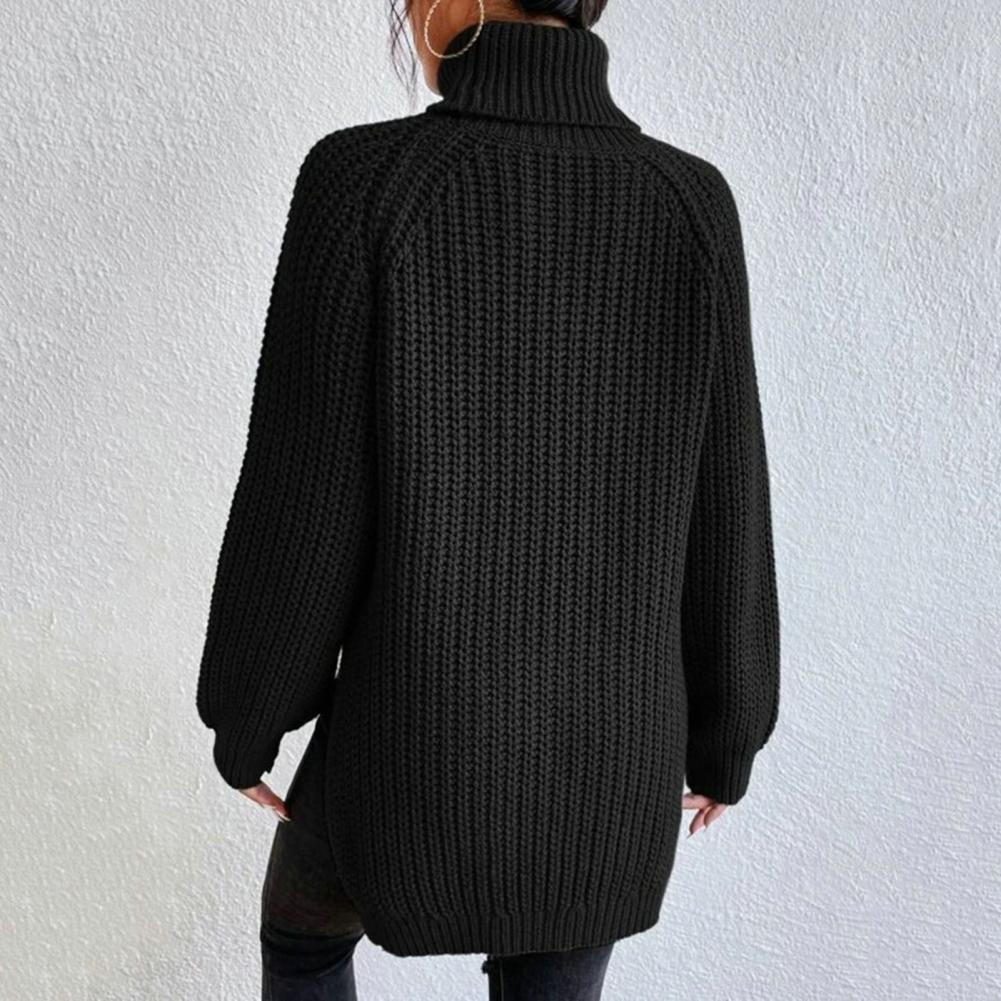 Women's Cotton Turtleneck Sweater - Comfortable Turtleneck Sweater for Various Styles