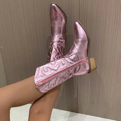 Women's Cowboy Boots Metallic Carina