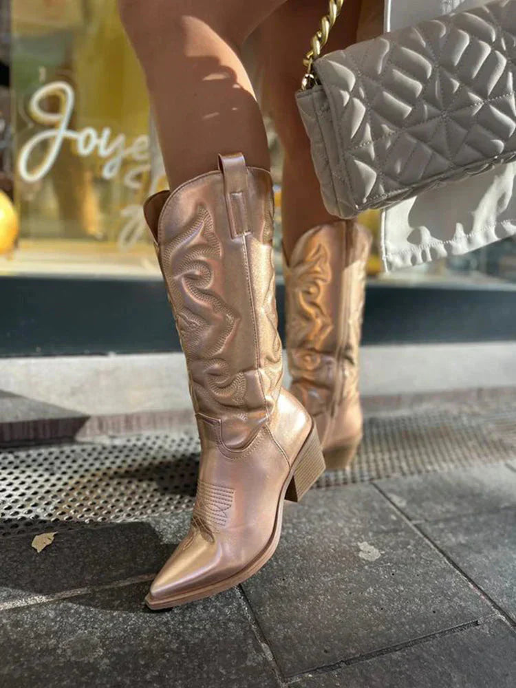 Women's Cowboy Boots Metallic Carina