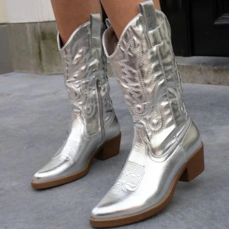 Women's Cowboy Boots Metallic Carina