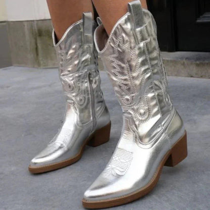 Women's Cowboy Boots Metallic Carina