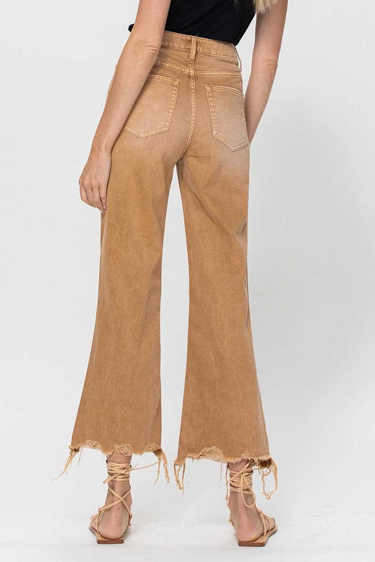 Women's Crop Flare Jeans Vintage 90's