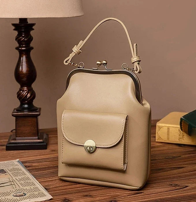 Women's Crossbody Bag Elegant Luxury With Refined Buckle