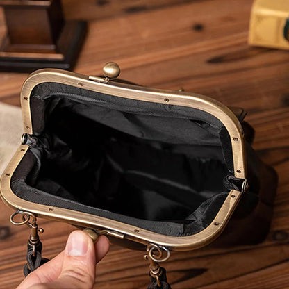Women's Crossbody Bag Elegant Luxury With Refined Buckle