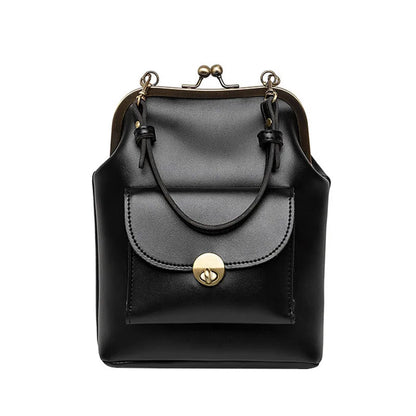 Women's Crossbody Bag Elegant Luxury With Refined Buckle
