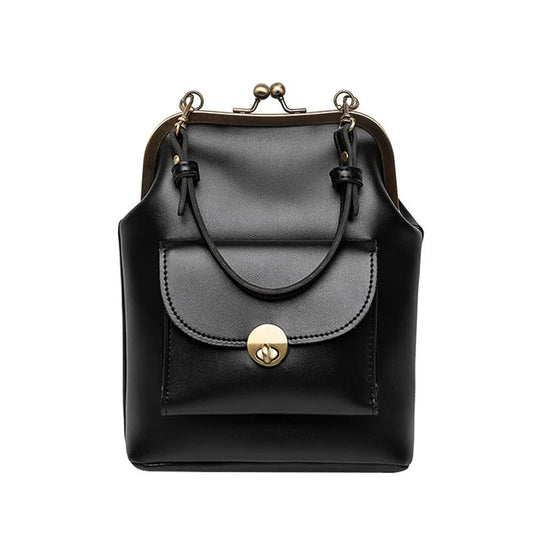Women's Crossbody Bag Elegant Luxury With Refined Buckle