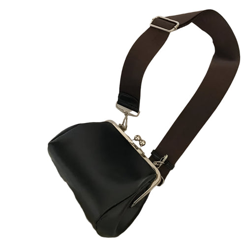 Women's Crossbody Bag Elegant PU Leather With Lip-Lock Closure