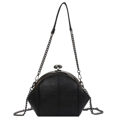 Women's Crossbody Bag Stylish PU Leather with Chain Detail