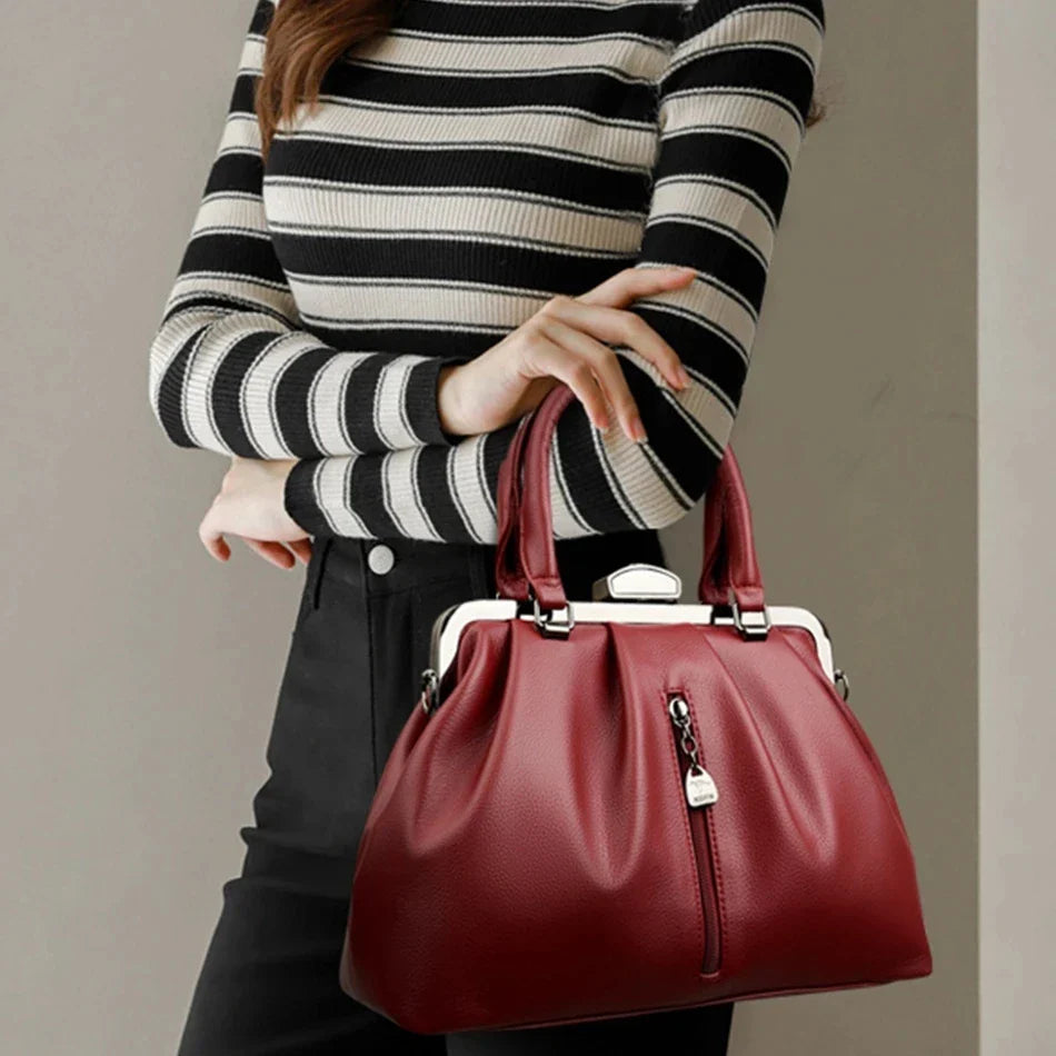 Women's Crossbody Bag Trendy PU Leather For Everyday Use