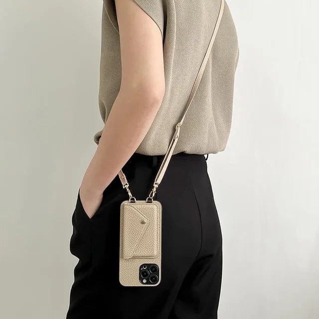 Women's Crossbody Phone Case with Adjustable Drawstring