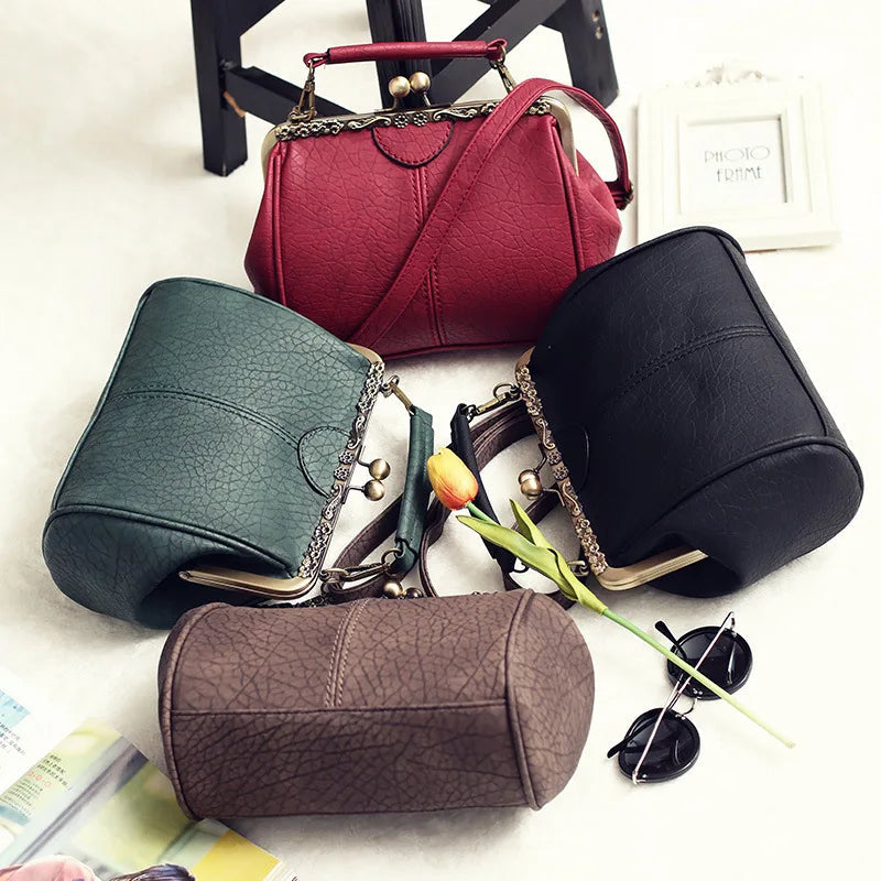 Women's Crossbody bag Vintage Style Synthetic Leather Minimalist