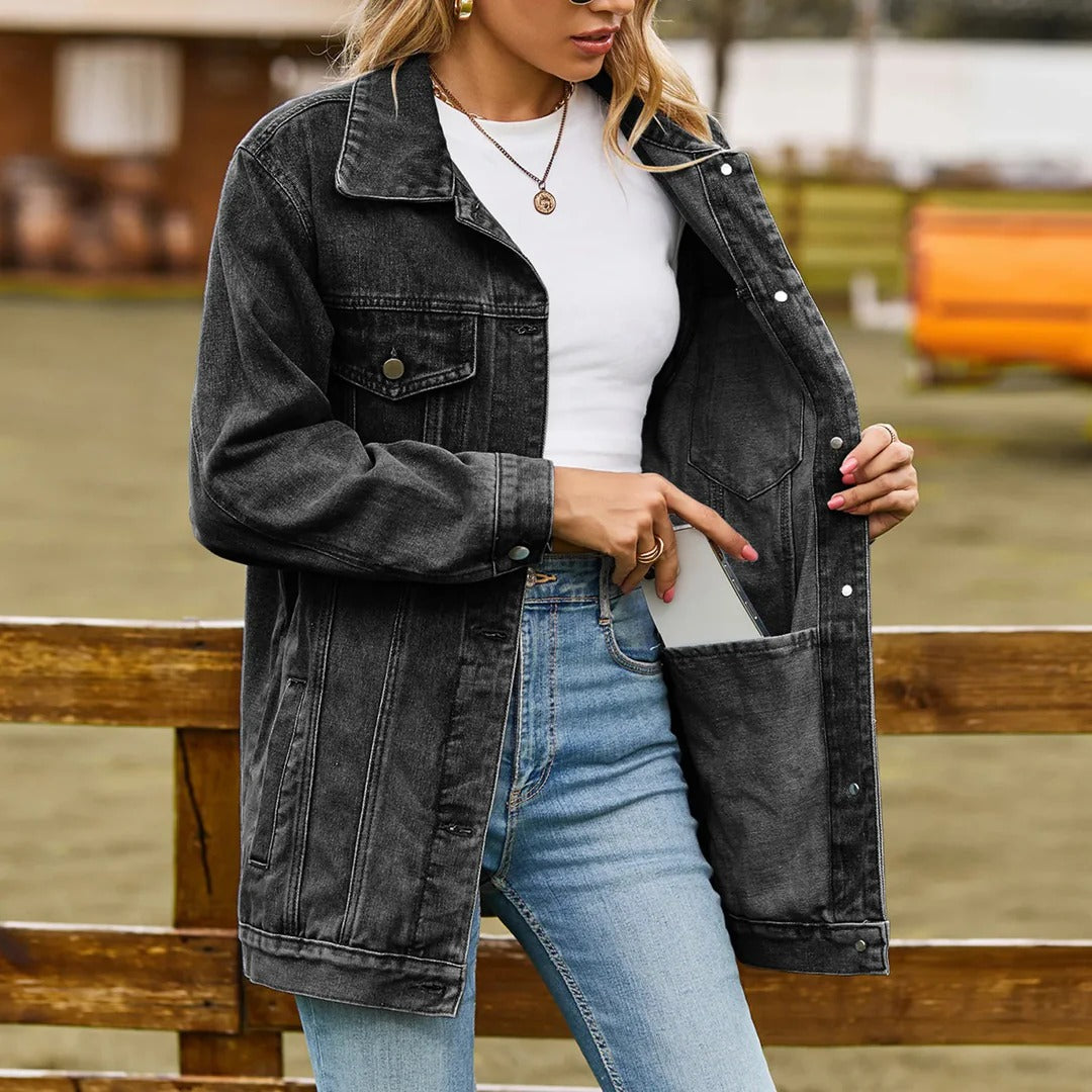 Women's Denim Jacket Classic Style