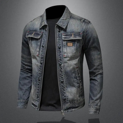Women's Denim Jacket Vintage Style Casual