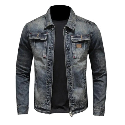 Women's Denim Jacket Vintage Style Casual