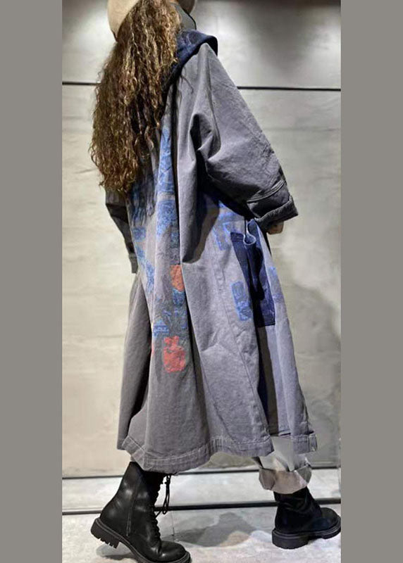 Women's Denim Jacket with Long Sleeves and Buttons