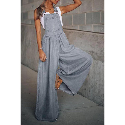 Women's Denim Jumpsuit Stylish Comfortable