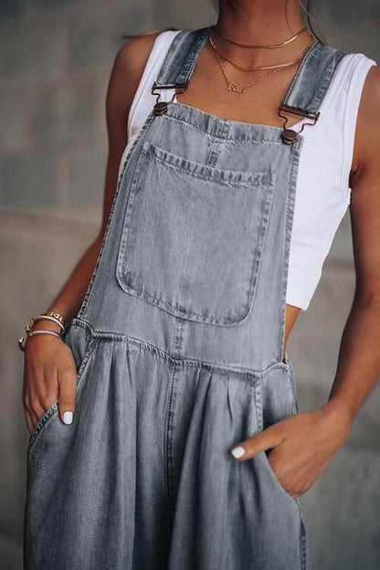 Women's Denim Jumpsuit Stylish Comfortable