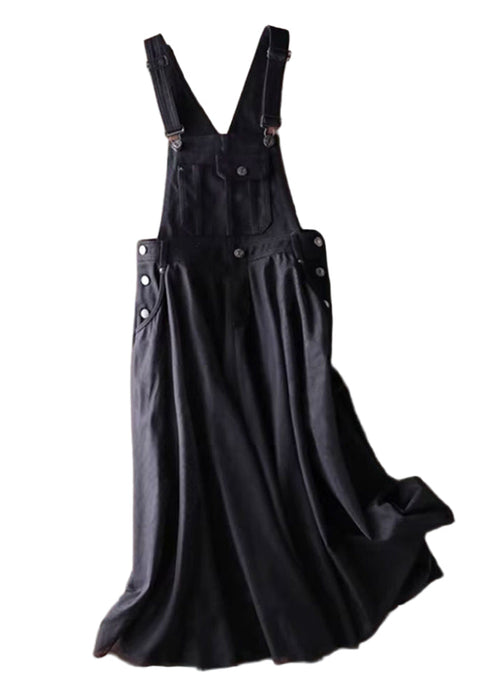 Women's Denim Strap Dress with Tulle Patchwork