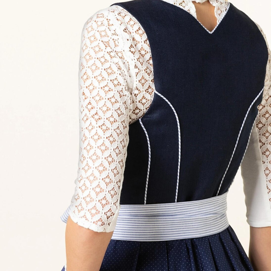 Women's Dirndl Dress Sleeveless with Schürze for Oktoberfest and Festive Occasions