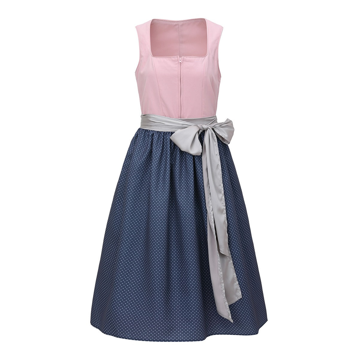 Women's Dirndl Dress Vintage Style Polyester for Oktoberfest and Parties