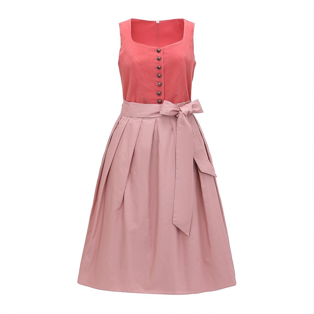 Women's Dirndlkleid with Schürze Traditional Bavarian Style