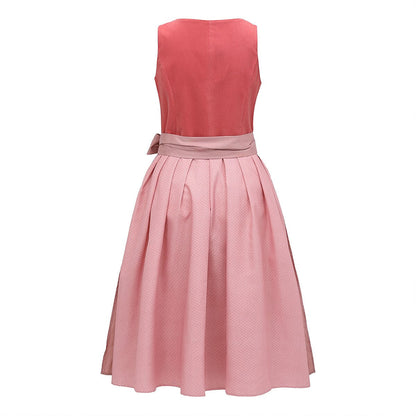 Women's Dirndlkleid with Schürze Traditional Bavarian Style