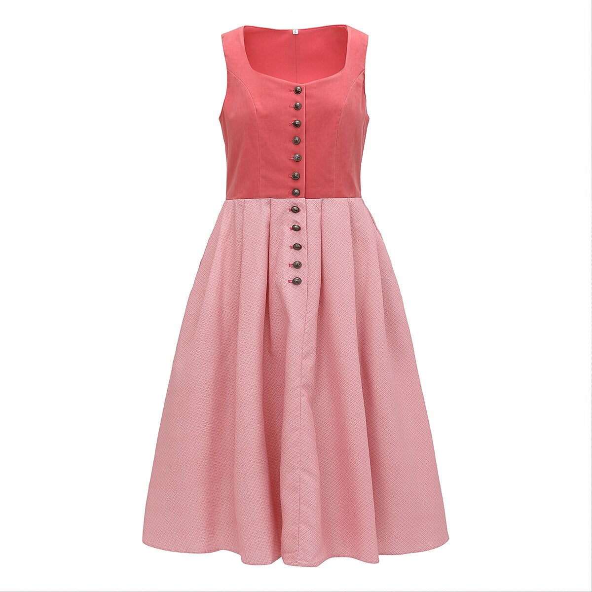 Women's Dirndlkleid with Schürze Traditional Bavarian Style