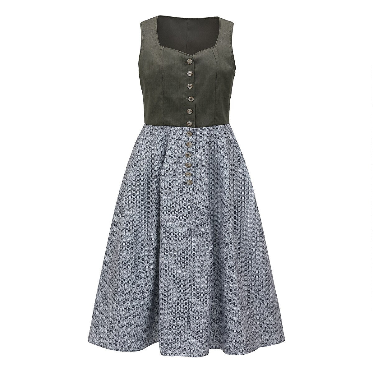 Women's Dirndlkleid with Schürze Traditional Bavarian Style