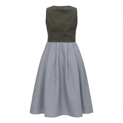 Women's Dirndlkleid with Schürze Traditional Bavarian Style