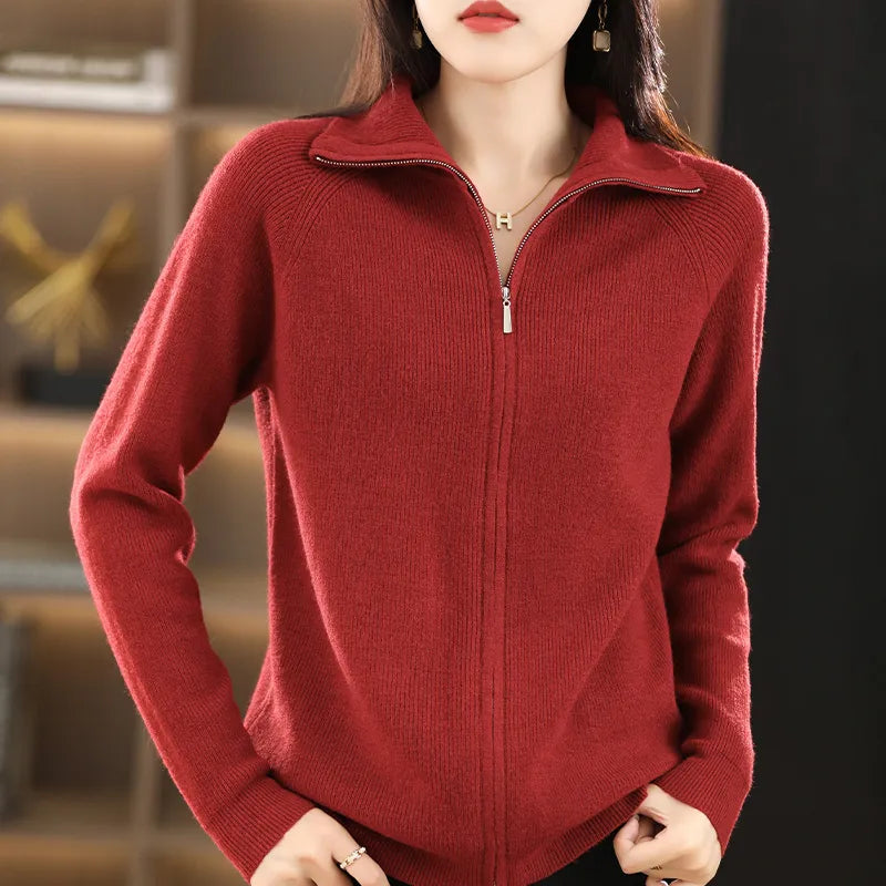 Women's Double Zip Cardigan